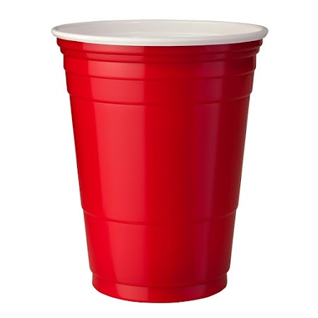 Beer Pong -pöytä ja 50 Red Cups -mukia sekä 6 palloa
