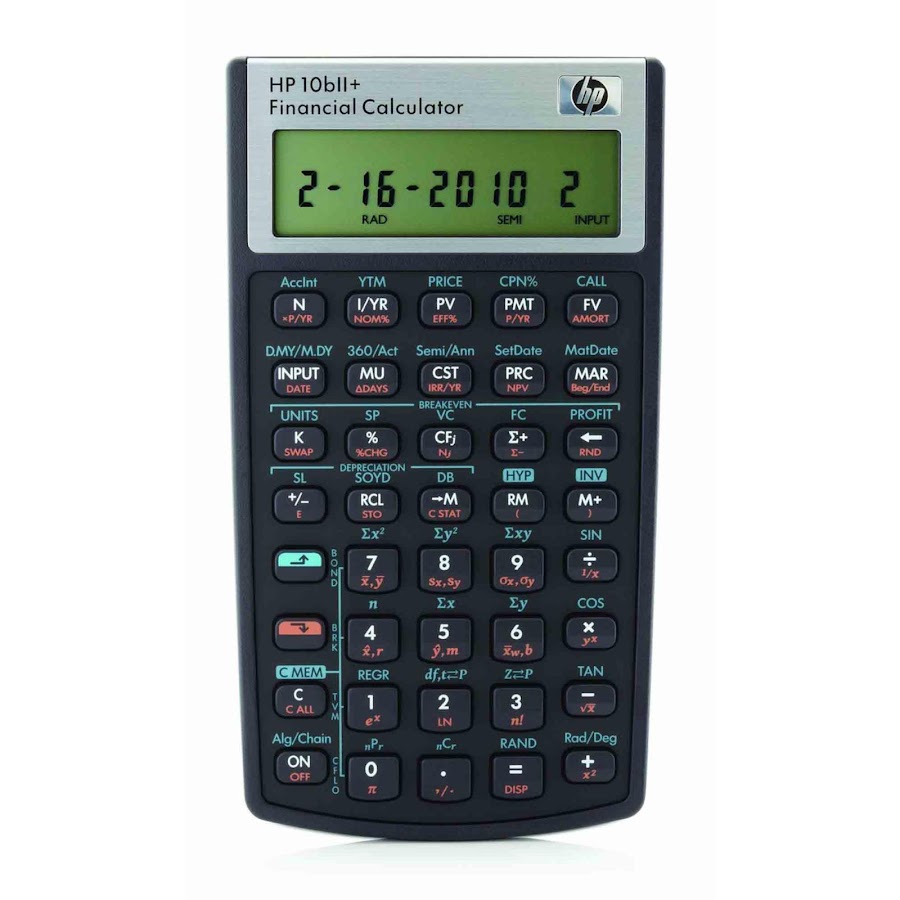 HP 10bII+ -talouslaskin