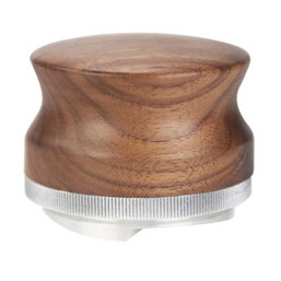 Kahvitasoittaja 53 mm. Kahva pähkinäpuuta. Säädettävä korkeus.