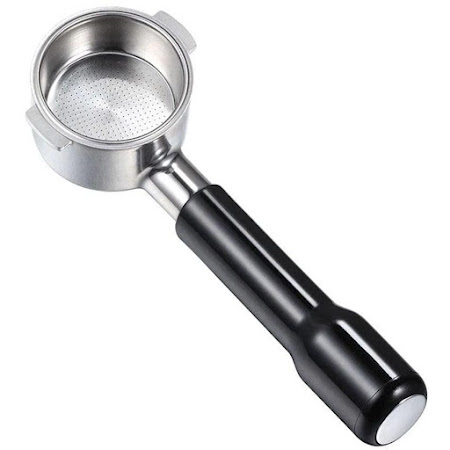 Pohjaton suodatinkahva 51 mm kahdella korvalla.