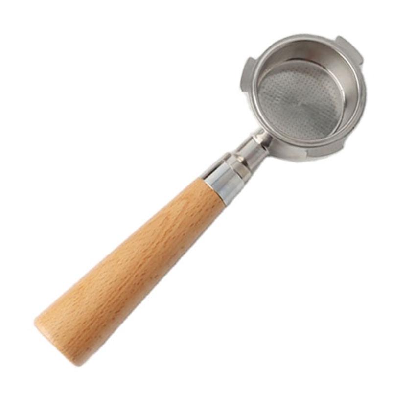 Pohjaton suodatinkahva 54 mm Sage-laitteisiin puukahvalla